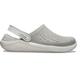 Crocs LiteRide Clog - Smoke/Pearl White