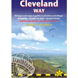 Cleveland Way: North York Moors - Helmsley to Filey: 48 Large-Scale Walking Maps, Town Plans, Overview Maps (Paperback, 2018)