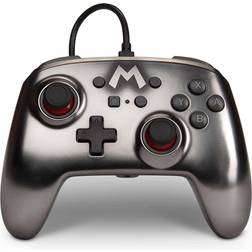 PowerA Switch Wired Controller Silver Mario