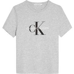 Calvin Klein Kid's Monogram T-shirt - Light Grey