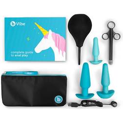 B-Vibe Rechargeable Anal Training and Education Butt Plug Set (5 Piece)