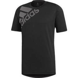 Adidas Freelift Badge of Sport Graphic T-shirt Men - Black