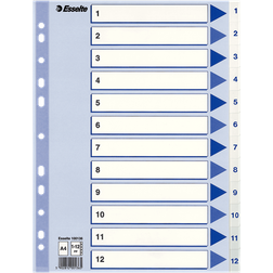 Esselte Index PP A4 1-12