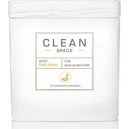 Clean Space Fresh Linens Votive Scented Candle 227g