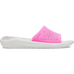 Crocs LiteRide Slide - Electric Pink/Almost White