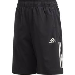 adidas Boy's 3-Stripes Shorts - Black/White (FK9499)