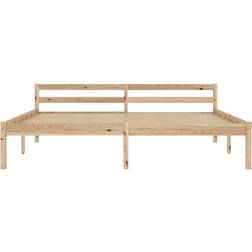 vidaXL Solid Pine 60cm Sengeramme 160x200cm