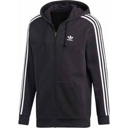 Adidas 3 Stripe Hoodie - Black