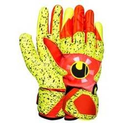 Uhlsport Dynamic Impulse Supergrip Reflex Orange/Yellow, Unisex, Ropa, sombreros y gorras, Fútbol, Naranja/Amarillo, 10,5