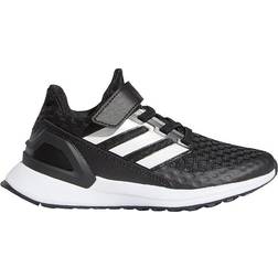 Adidas RapidaRun J 'Black White' Kid's