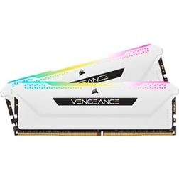 Corsair 16GB (2 x 8GB) Vengeance RGB PRO SL, DDR4 3600MHz, CL18, 1.35V, valkoinen