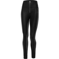 Freddy WR.UP High Waist Eco Leather - Black