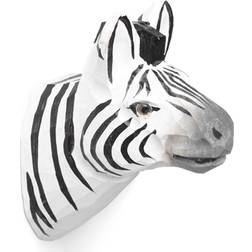 Ferm Living Animal Hand Carved Hook Zebra