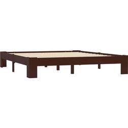 vidaXL Solid Pine 30cm Sängram 180x200cm