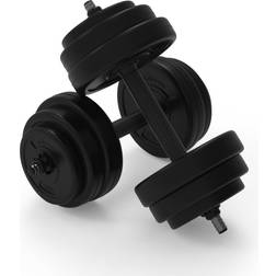 Body Revolution Vinyl Dumbbell & Barbell Set 10kg