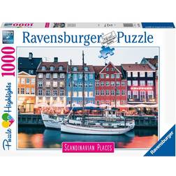 Ravensburger Scandinavian Places Copenhagen Denmark 1000 Pieces