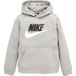 Nike Big Kid's Sportswear Club Fleece Pullover Hoodie - Carbon Heather (CJ7861-091)