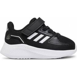 Adidas Infant Runfalcon 2.0 - Core Black/Cloud White/Silver Metallic