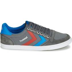 Hummel Slimmer Stadil Low M - Castlerock/Ribbonred/Bril-Blue