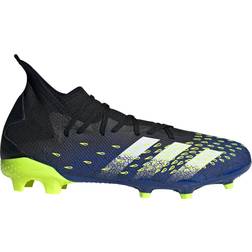 adidas Predator Freak.3 Firm Ground - Core Black/Cloud White/Solar Yellow