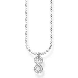 Thomas Sabo Infinity Necklace - Silver/Transparent