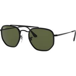 Ray-Ban Marshal II Sunglasses - Men's Black/Polished Green