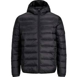 Jack & Jones Boy's Colour Block Puffer Jacket - Black/Black (12177369)