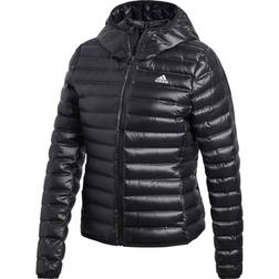 adidas Women Varilite Hooded Down Jacket - Black