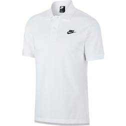 NIKE Men Sportswear Polo Shirt - White/Black