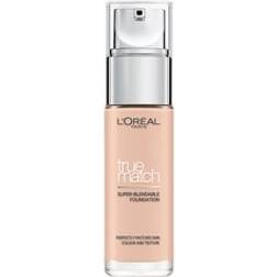 L'Oréal Paris Fondotinta Liquido, Incarnato Uniforme e Illuminato, Finish Naturale, Per Tutti i Tipi di Pelle, Formula con Acido Ialuronico, Accord Parfait, Tonalità 0.5R/C Rose Porcelain, 30 ml