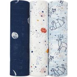 Aden + Anais Silky Soft Swaddles Stargaze 3-pack