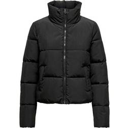 Only Dolly Short Puffer Jacket - Black - Female