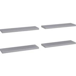 vidaXL 323840 Wall Shelf 90cm 4pcs