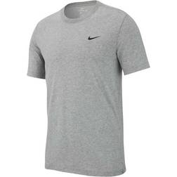 NIKE Dri-Fit Fitness T-shirt Men's - Dark Grey Heather/Black