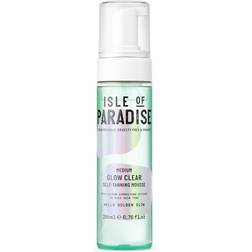 Isle of Paradise Glow Clear Self-Tanning Mousse Medium 200ml