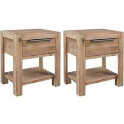 vidaXL 3057529 2-pack Table de chevet 30x40cm 2pcs