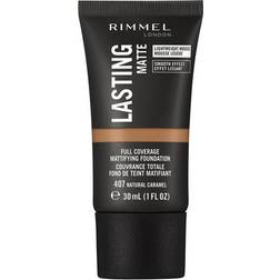 Rimmel Lasting Matte Foundation #407 Natural Caramel