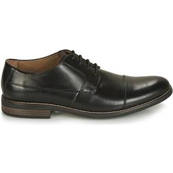 Clarks Becken Cap Leather Lace Up M - Black