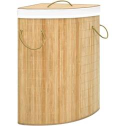 vidaXL Bambu Kulmapyykkikori 60 L