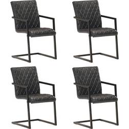 vidaXL Cantilevered 4-pack Køkkenstol 91cm 4stk