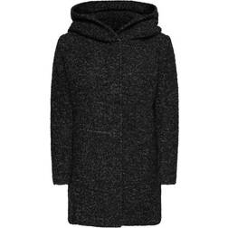 Only Cappotto Lungo in Bouclé - Nero