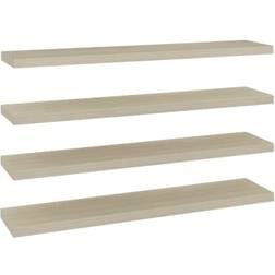 vidaXL - Wall Shelf 120cm 4pcs