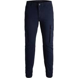 Jack & Jones Boy's Paul Flake AKM 542 Cargo Trousers - Blue/Navy Blazer (12177424)