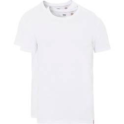 Levi's Slim 2pk Crewneck Tee - White/Red