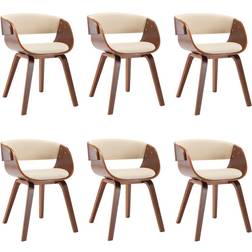 vidaXL Elegant 6-pack Köksstol 70cm 6st