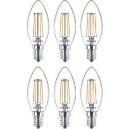 Philips 9.7cm LED Lamps 4.3W E14 6-pack