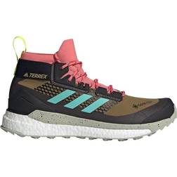 adidas Terrex Free Hiker GTX - Wild Moss/Acid Mint/Solar Yellow