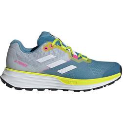adidas Terrex Two Flow W - Hazy Blue/Crystal White/Acid Yellow