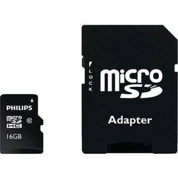 Philips SDHC UHS-I U1 16GB avec Adaptateur SD