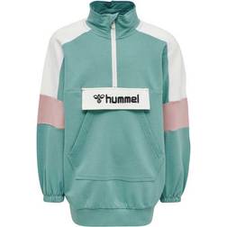 Hummel Junior Valerie Long Sweatshirt Turquoise Unisex